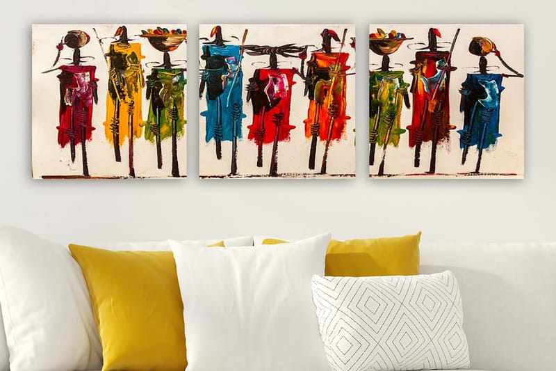 Canvasbilde VP Spain 3-pk Flerfarget, 33x03 cm