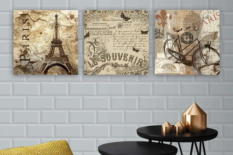 Canvasbilde VP Spain 3-pk Flerfarget, 33x03 cm