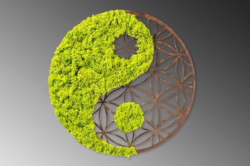 Canvasbilde Yin Yang - 44x44 cm - Interiør - Maleri & posters - Lerretsbilder