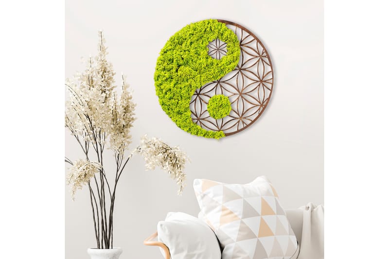 Canvasbilde Yin Yang - 44x44 cm - Interiør - Maleri & posters - Lerretsbilder