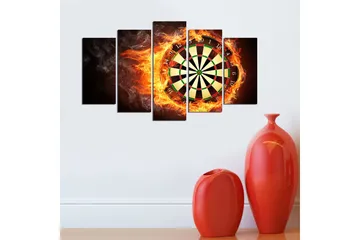 Canvasbilde Young 5-pk Flerfarget - 22x06 cm - Interiør - Maleri & posters - Lerretsbilder