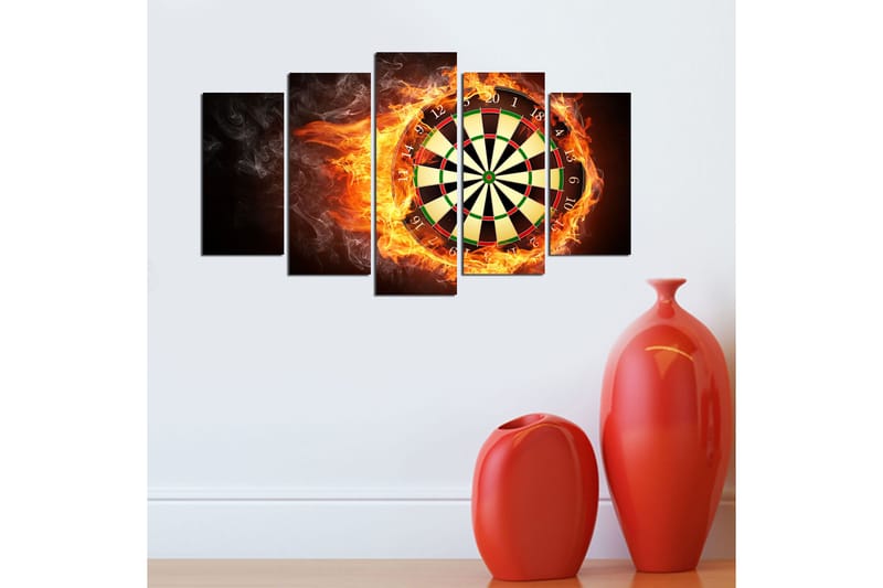 Canvasbilde Young 5-pk Flerfarget - 22x06 cm - Interiør - Maleri & posters - Lerretsbilder