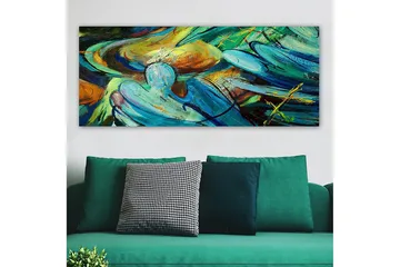 Canvasbilde YTY Abstract & Fractals Flerfarget - 120x50 cm - Interiør - Maleri & posters - Lerretsbilder