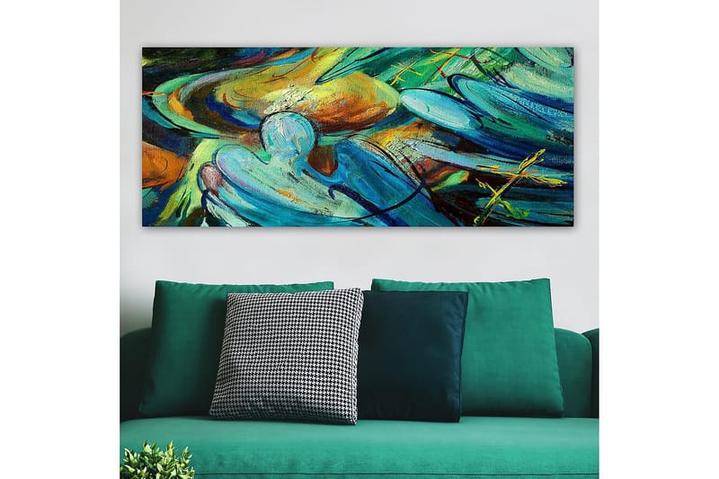 Canvasbilde YTY Abstract & Fractals Flerfarget - 120x50 cm - Interiør - Maleri & posters - Lerretsbilder