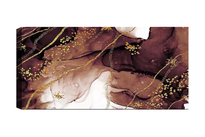 Canvasbilde YTY Abstract & Fractals Flerfarget - 120x50 cm - Interiør - Maleri & posters - Lerretsbilder
