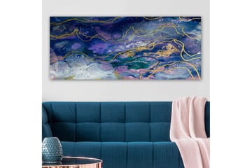 Canvasbilde YTY Abstract & Fractals Flerfarget - 120x50 cm - Interiør - Maleri & posters - Lerretsbilder