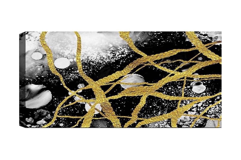 Canvasbilde YTY Abstract & Fractals Flerfarget - 120x50 cm - Interiør - Maleri & posters - Lerretsbilder