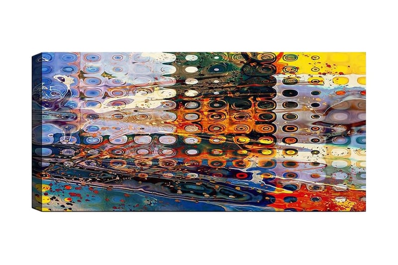 Canvasbilde YTY Abstract & Fractals Flerfarget - 120x50 cm - Interiør - Maleri & posters - Lerretsbilder