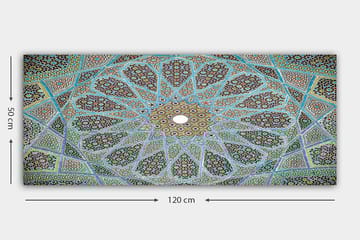 Canvasbilde YTY Abstract & Fractals Flerfarget - 120x50 cm - Interiør - Maleri & posters - Lerretsbilder
