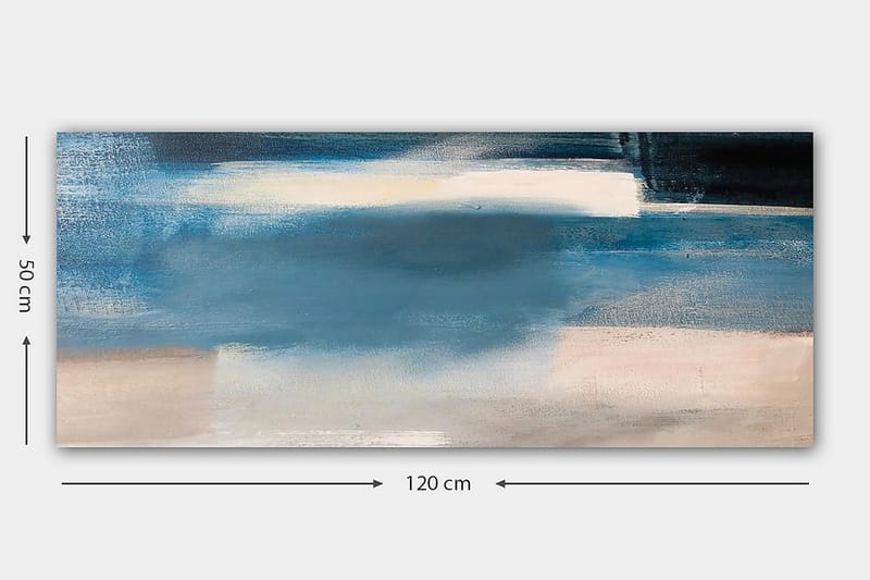 Canvasbilde YTY Abstract & Fractals Flerfarget - 120x50 cm - Interiør - Maleri & posters - Lerretsbilder