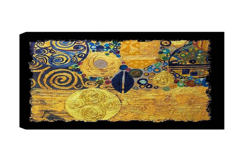 Canvasbilde YTY Abstract & Fractals Flerfarget - 120x50 cm - Interiør - Maleri & posters - Lerretsbilder