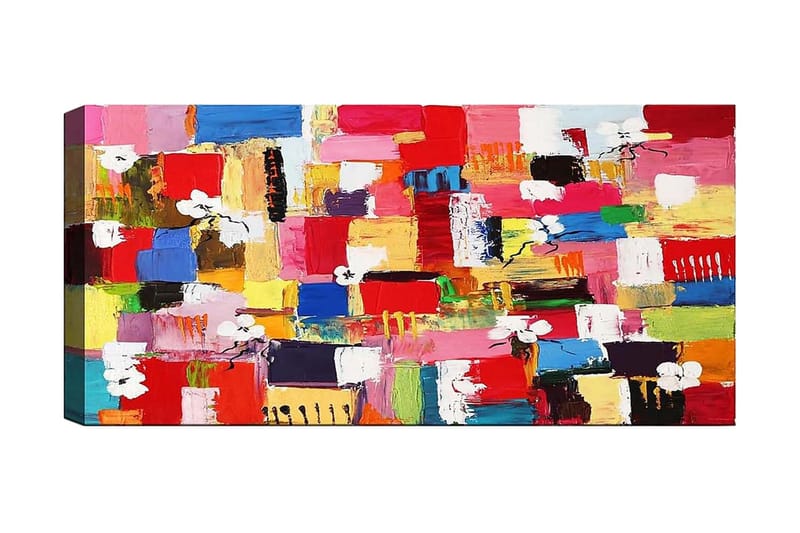 Canvasbilde YTY Abstract & Fractals Flerfarget - 120x50 cm - Interiør - Maleri & posters - Lerretsbilder