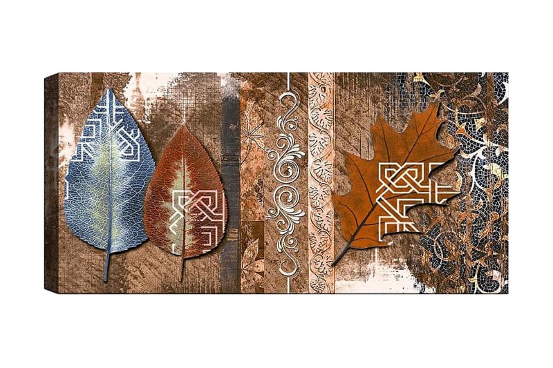 Canvasbilde YTY Abstract & Fractals Flerfarget - 120x50 cm - Interiør - Maleri & posters - Lerretsbilder