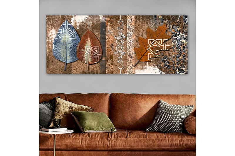 Canvasbilde YTY Abstract & Fractals Flerfarget - 120x50 cm - Interiør - Maleri & posters - Lerretsbilder
