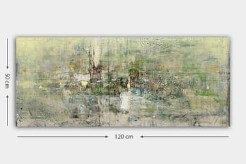 Canvasbilde YTY Abstract & Fractals Flerfarget - 120x50 cm - Interiør - Maleri & posters - Lerretsbilder