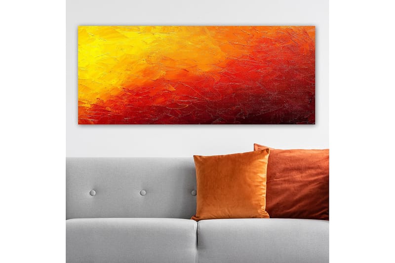 Canvasbilde YTY Abstract & Fractals Flerfarget - 120x50 cm - Interiør - Maleri & posters - Lerretsbilder