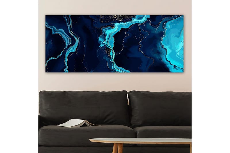 Canvasbilde YTY Abstract & Fractals Flerfarget - 120x50 cm - Interiør - Maleri & posters - Lerretsbilder