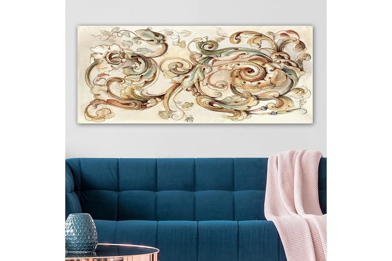 Canvasbilde YTY Abstract & Fractals Flerfarget - 120x50 cm - Interiør - Maleri & posters - Lerretsbilder