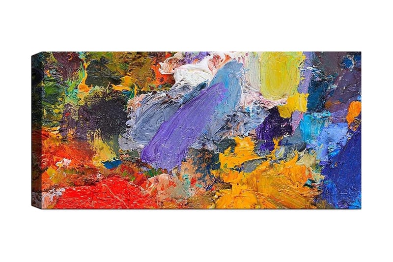 Canvasbilde YTY Abstract & Fractals Flerfarget - 120x50 cm - Interiør - Maleri & posters - Lerretsbilder
