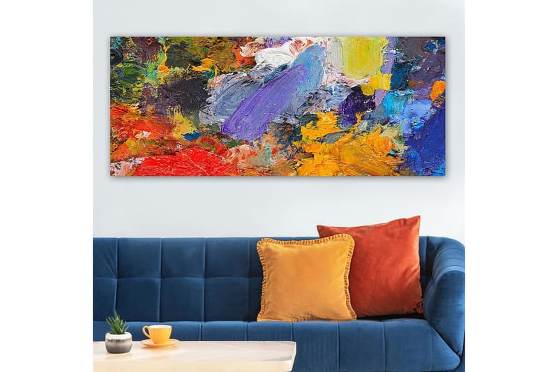 Canvasbilde YTY Abstract & Fractals Flerfarget - 120x50 cm - Interiør - Maleri & posters - Lerretsbilder