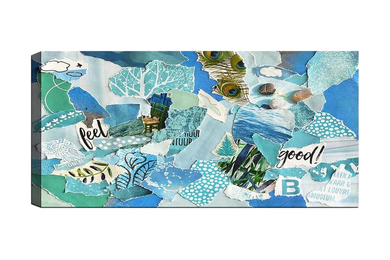 Canvasbilde YTY Abstract & Fractals Flerfarget - 120x50 cm - Interiør - Maleri & posters - Lerretsbilder
