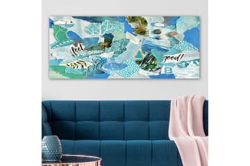 Canvasbilde YTY Abstract & Fractals Flerfarget - 120x50 cm - Interiør - Maleri & posters - Lerretsbilder