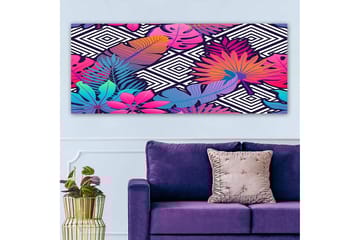 Canvasbilde YTY Abstract & Fractals Flerfarget - 120x50 cm - Interiør - Maleri & posters - Lerretsbilder