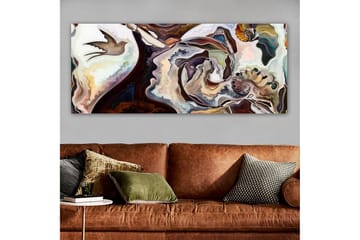 Canvasbilde YTY Abstract & Fractals Flerfarget - 120x50 cm - Interiør - Maleri & posters - Lerretsbilder