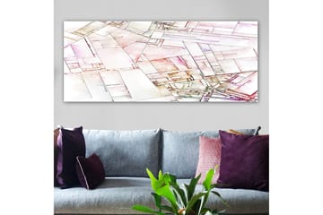 Canvasbilde YTY Abstract & Fractals Flerfarget - 120x50 cm - Interiør - Maleri & posters - Lerretsbilder