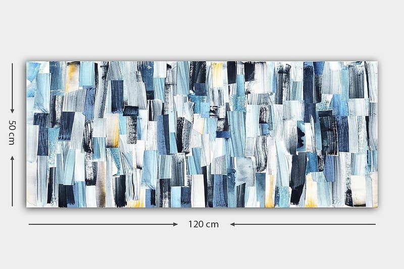 Canvasbilde YTY Abstract & Fractals Flerfarget - 120x50 cm - Interiør - Maleri & posters - Lerretsbilder