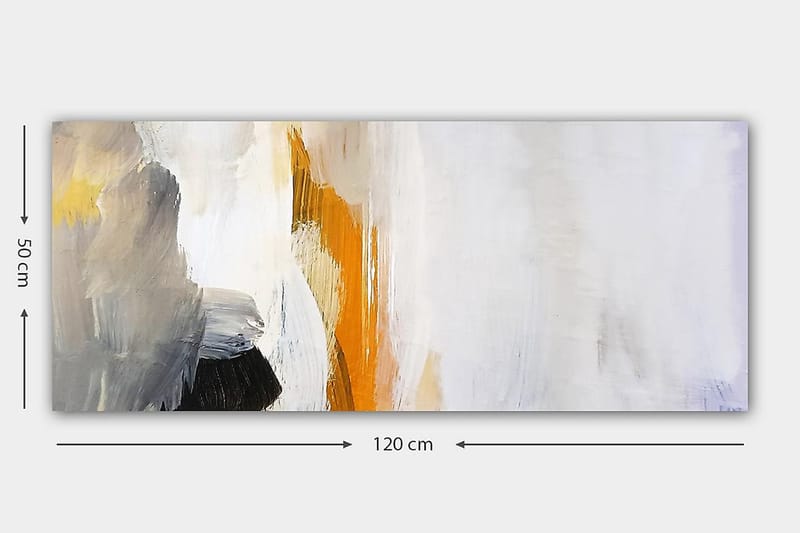 Canvasbilde YTY Abstract & Fractals Flerfarget - 120x50 cm - Interiør - Maleri & posters - Lerretsbilder