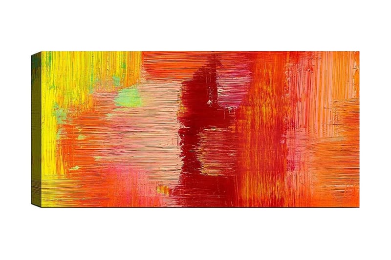 Canvasbilde YTY Abstract & Fractals Flerfarget - 120x50 cm - Interiør - Maleri & posters - Lerretsbilder