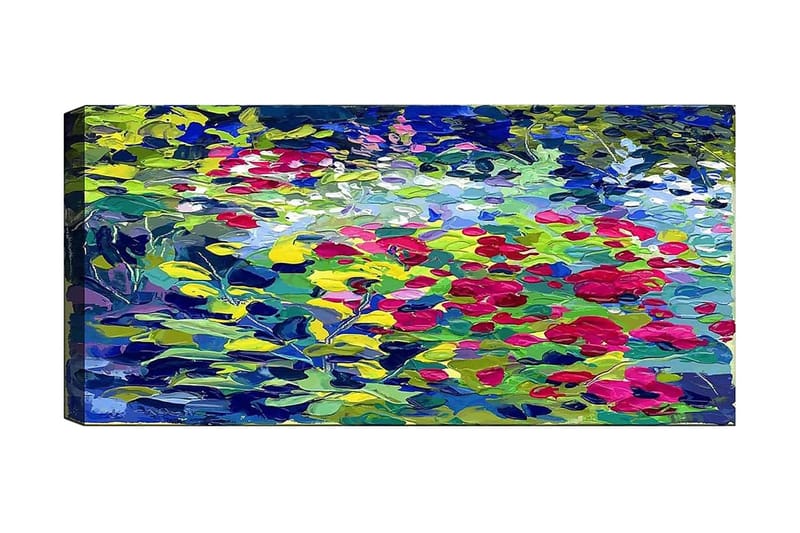 Canvasbilde YTY Abstract & Fractals Flerfarget - 120x50 cm - Interiør - Maleri & posters - Lerretsbilder