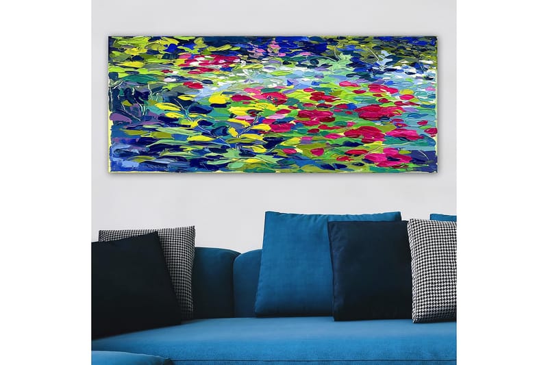 Canvasbilde YTY Abstract & Fractals Flerfarget - 120x50 cm - Interiør - Maleri & posters - Lerretsbilder