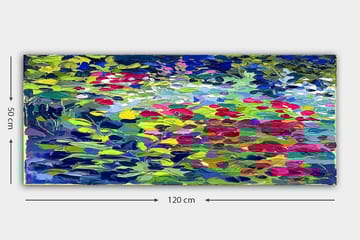 Canvasbilde YTY Abstract & Fractals Flerfarget - 120x50 cm - Interiør - Maleri & posters - Lerretsbilder
