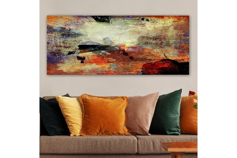 Canvasbilde YTY Abstract & Fractals Flerfarget - 120x50 cm - Interiør - Maleri & posters - Lerretsbilder