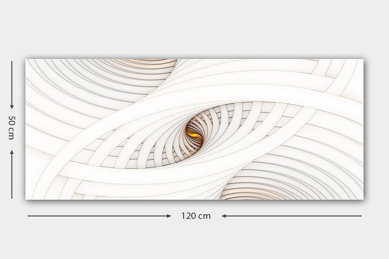 Canvasbilde YTY Abstract & Fractals Flerfarget - 120x50 cm - Interiør - Maleri & posters - Lerretsbilder