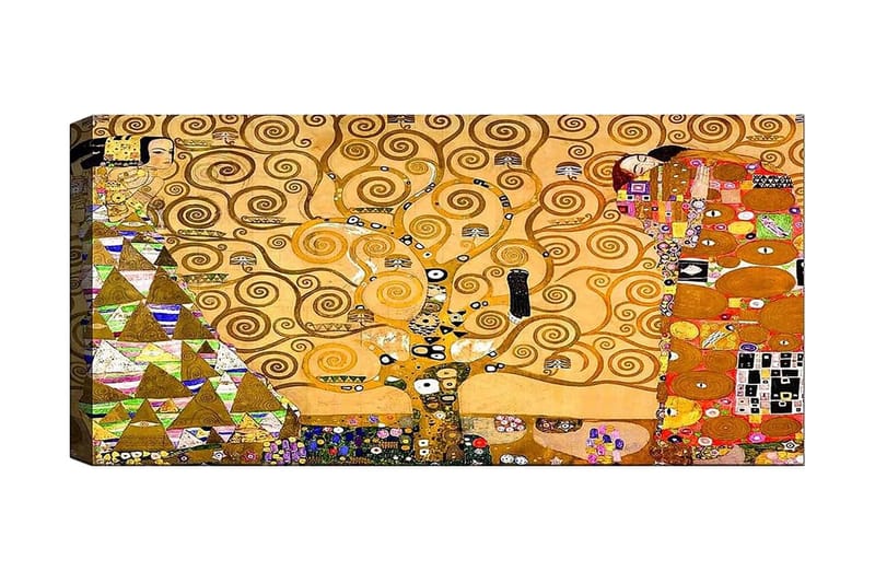 Canvasbilde YTY Abstract & Fractals Flerfarget - 120x50 cm - Interiør - Maleri & posters - Lerretsbilder