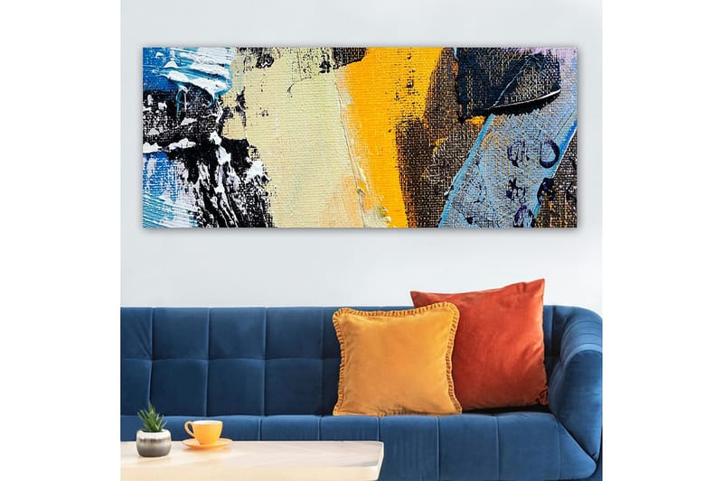 Canvasbilde YTY Abstract & Fractals Flerfarget - 120x50 cm - Interiør - Maleri & posters - Lerretsbilder