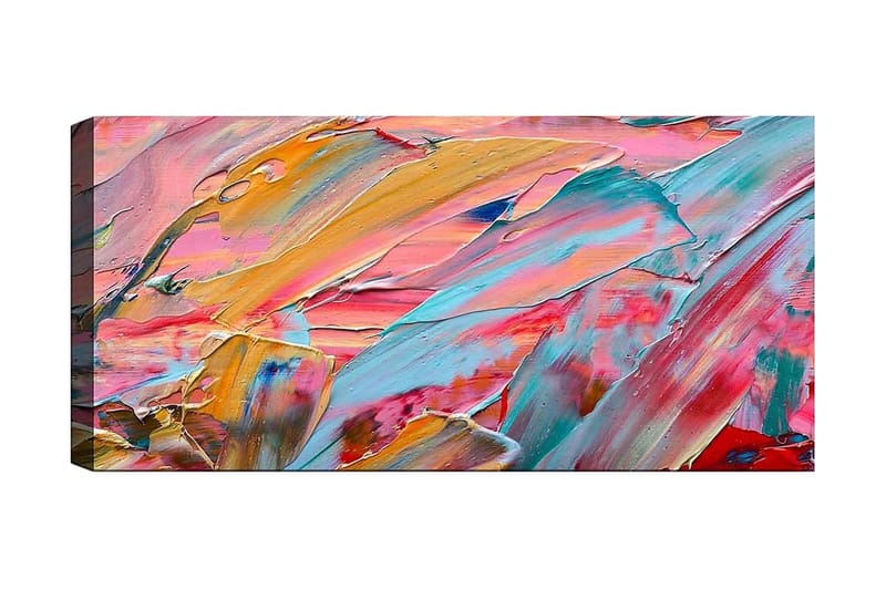 Canvasbilde YTY Abstract & Fractals Flerfarget - 120x50 cm - Interiør - Maleri & posters - Lerretsbilder