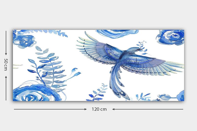 Canvasbilde YTY Abstract & Fractals Flerfarget - 120x50 cm - Interiør - Maleri & posters - Lerretsbilder