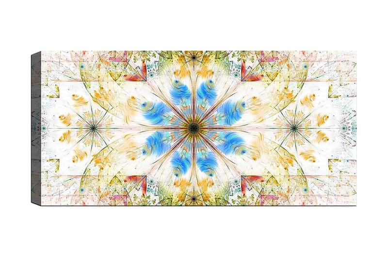 Canvasbilde YTY Abstract & Fractals Flerfarget - 120x50 cm - Interiør - Maleri & posters - Lerretsbilder