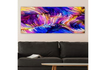 Canvasbilde YTY Abstract & Fractals Flerfarget - 120x50 cm - Interiør - Maleri & posters - Lerretsbilder
