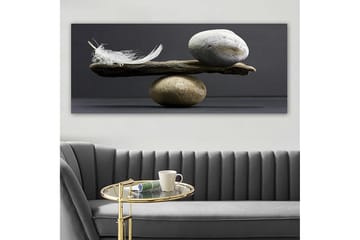 Canvasbilde YTY Abstract & Fractals Flerfarget - 120x50 cm - Interiør - Maleri & posters - Lerretsbilder