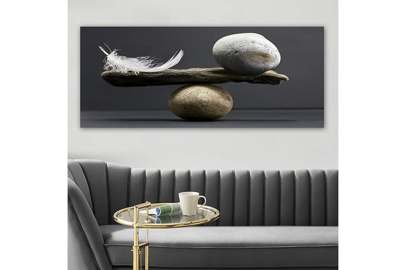 Canvasbilde YTY Abstract & Fractals Flerfarget - 120x50 cm - Interiør - Maleri & posters - Lerretsbilder