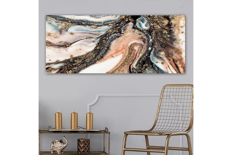 Canvasbilde YTY Abstract & Fractals Flerfarget - 120x50 cm - Interiør - Maleri & posters - Lerretsbilder