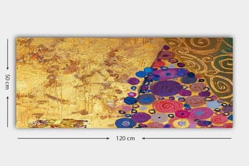 Canvasbilde YTY Abstract & Fractals Flerfarget - 120x50 cm - Interiør - Maleri & posters - Lerretsbilder
