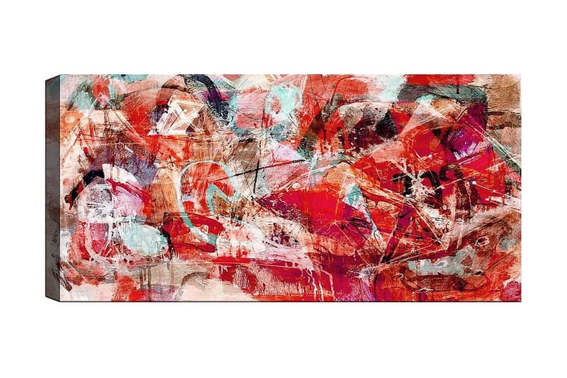 Canvasbilde YTY Abstract & Fractals Flerfarget - 120x50 cm - Interiør - Maleri & posters - Lerretsbilder