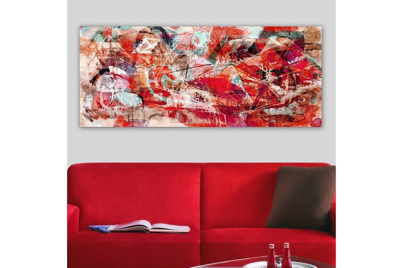 Canvasbilde YTY Abstract & Fractals Flerfarget - 120x50 cm - Interiør - Maleri & posters - Lerretsbilder