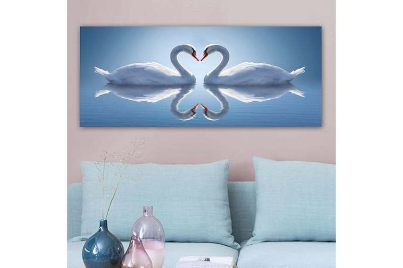 Canvasbilde YTY Abstract & Fractals Flerfarget - 120x50 cm - Interiør - Maleri & posters - Lerretsbilder